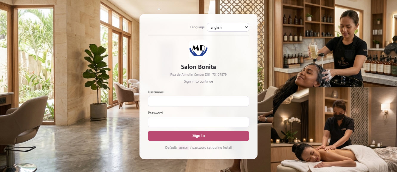 Software Salon/SPA & Pay Slip